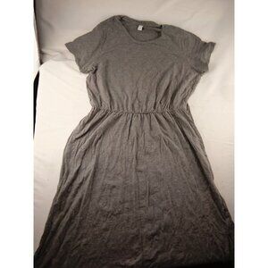 Old Navy Womens Cotton T-shirt Dress Gray Size 2XL